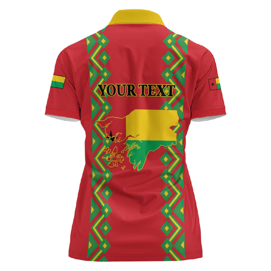 Guinea-Bissau Women Polo Shirt Unidade Luta Progresso
