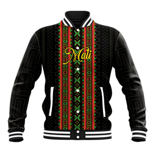 Personalized Mali Bogolanfini African Pattern Baseball Jacket