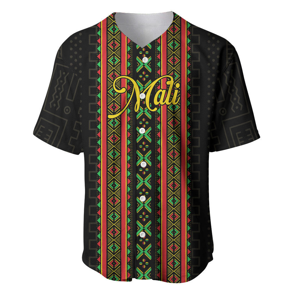 Personalized Mali Bogolanfini African Pattern Baseball Jersey