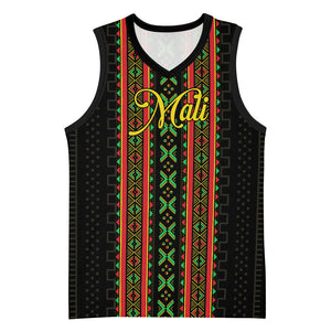 Personalized Mali Bogolanfini African Pattern Basketball Jersey