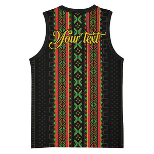 Personalized Mali Bogolanfini African Pattern Basketball Jersey