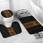 Mali Bogolanfini African Pattern Bathroom Set