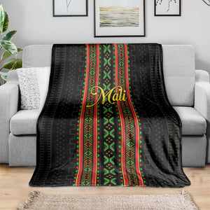 Mali Bogolanfini African Pattern Blanket