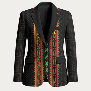 Personalized Mali Bogolanfini African Pattern Blazer