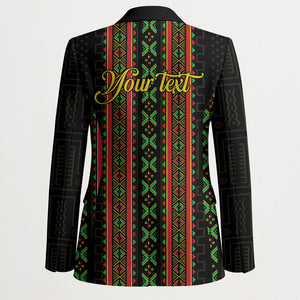 Personalized Mali Bogolanfini African Pattern Blazer