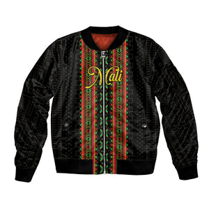 Personalized Mali Bogolanfini African Pattern Bomber Jacket