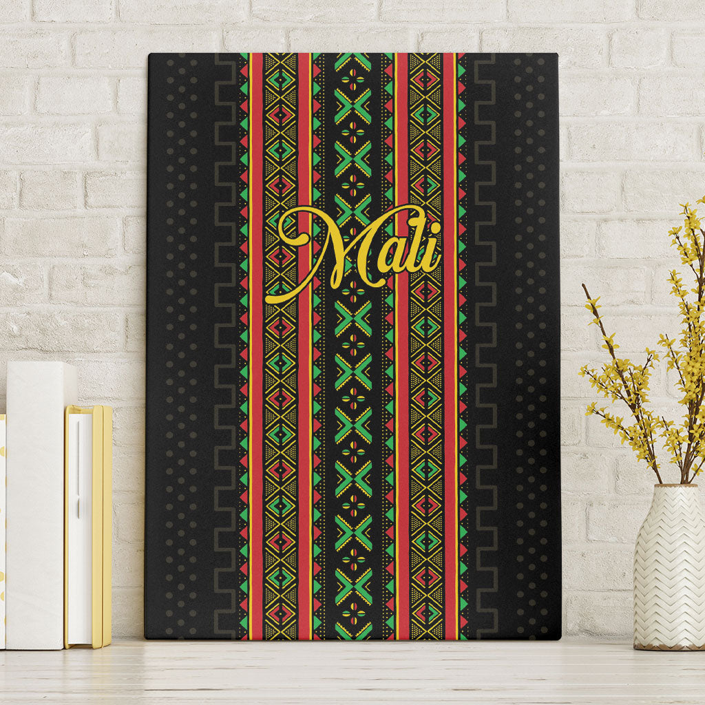 Mali Bogolanfini African Pattern Canvas Wall Art