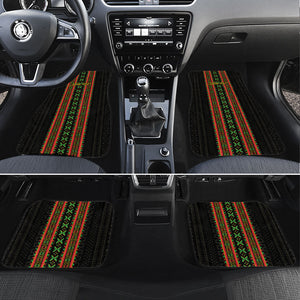 Personalized Mali Bogolanfini African Pattern Car Mats