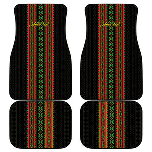 Personalized Mali Bogolanfini African Pattern Car Mats