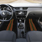 Personalized Mali Bogolanfini African Pattern Car Mats