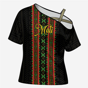 Personalized Mali Bogolanfini African Pattern Cross Shoulder Shirt