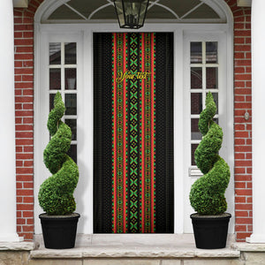 Personalized Mali Bogolanfini African Pattern Door Cover