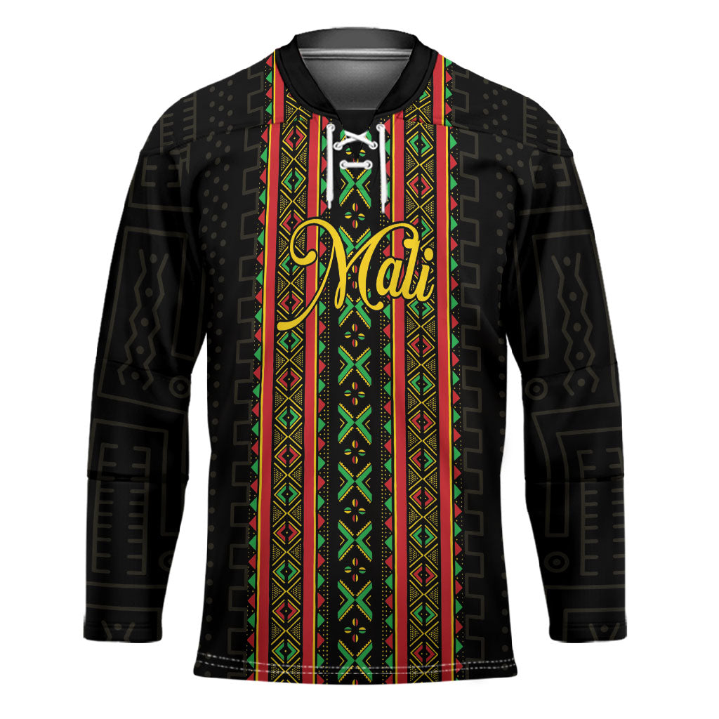 Personalized Mali Bogolanfini African Pattern Hockey Jersey