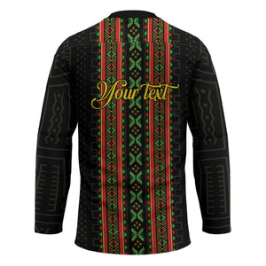 Personalized Mali Bogolanfini African Pattern Hockey Jersey