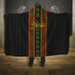 Mali Bogolanfini African Pattern Hooded Blanket