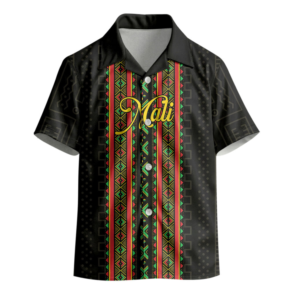 Personalized Mali Bogolanfini African Pattern Kid Hawaiian Shirt