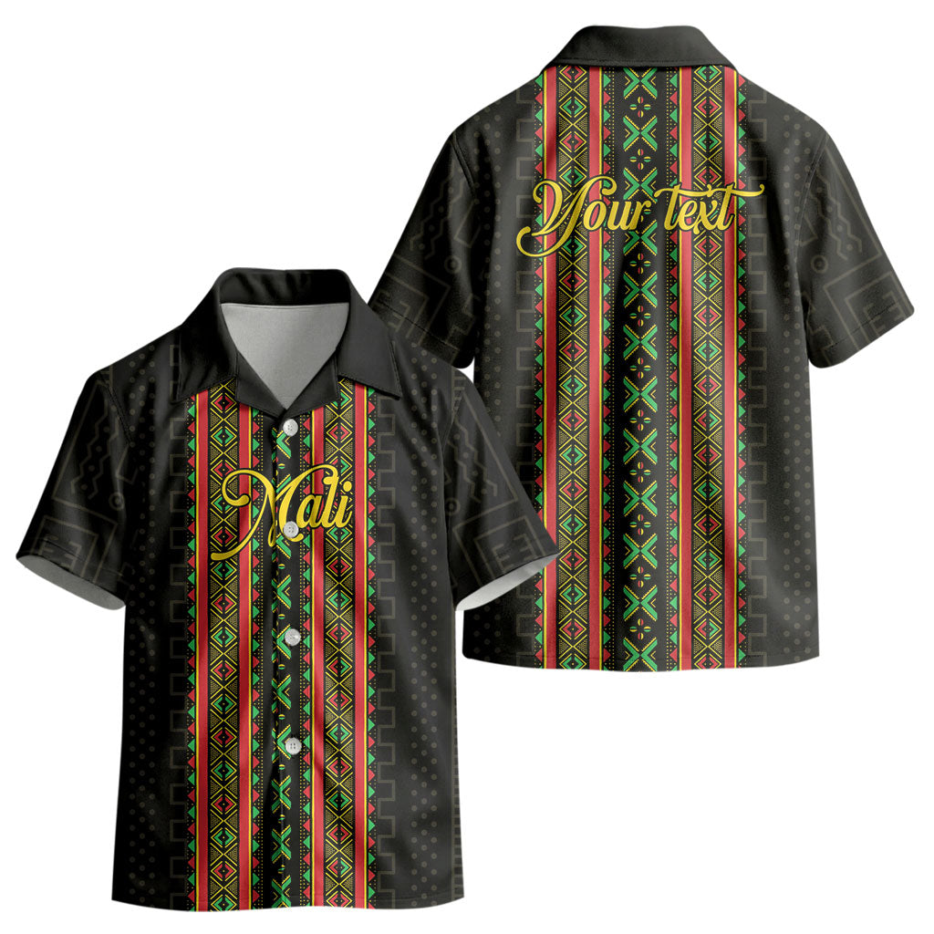 Personalized Mali Bogolanfini African Pattern Kid Hawaiian Shirt