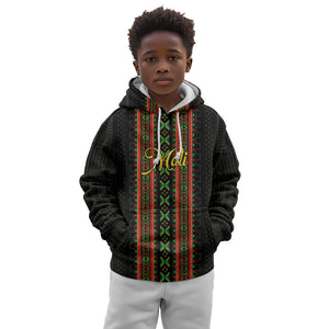 Personalized Mali Bogolanfini African Pattern Kid Hoodie