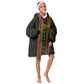 Personalized Mali Bogolanfini African Pattern Kid Wearable Blanket Hoodie
