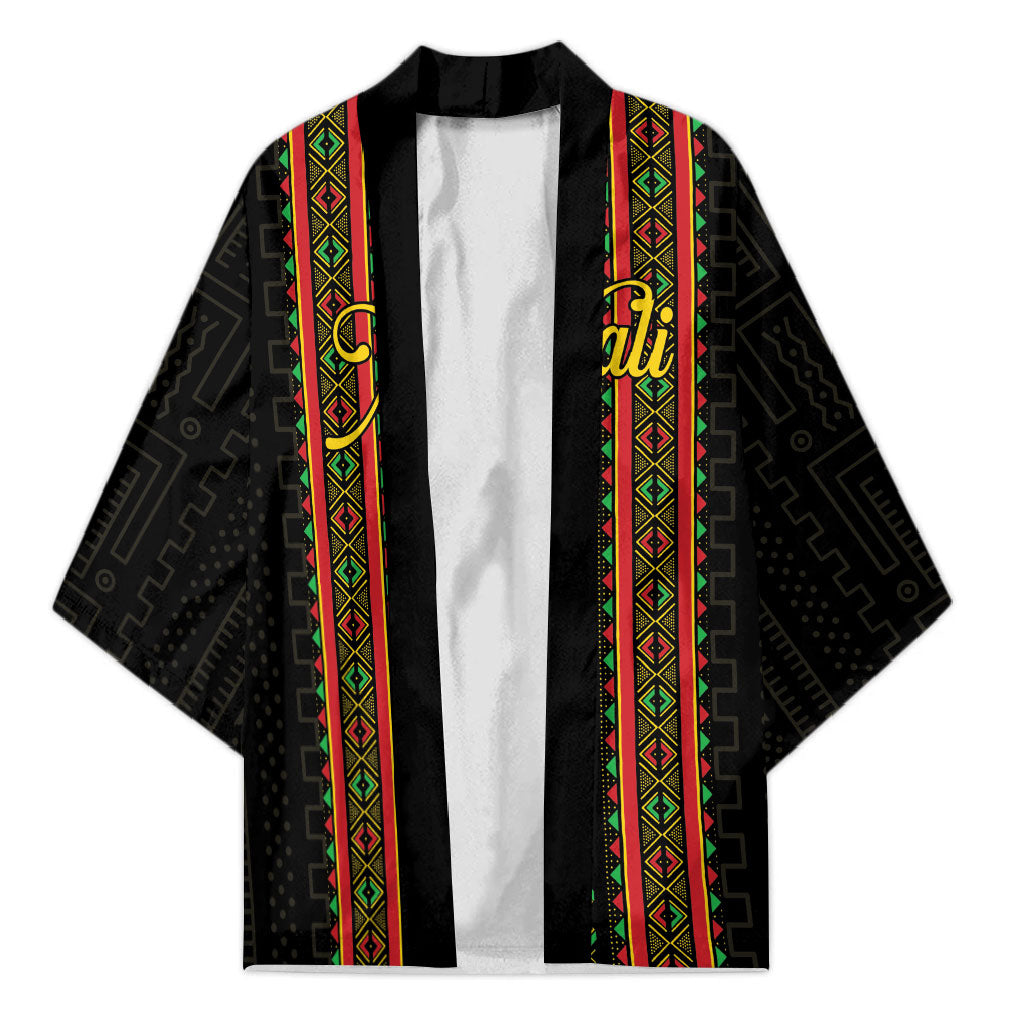 Personalized Mali Bogolanfini African Pattern Kimono