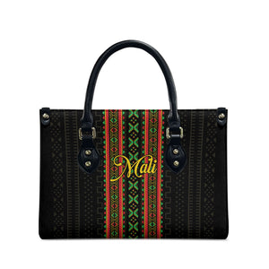 Mali Bogolanfini African Pattern Leather Bag
