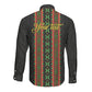 Personalized Mali Bogolanfini African Pattern Long Sleeve Button Shirt
