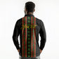 Personalized Mali Bogolanfini African Pattern Long Sleeve Polo Shirt