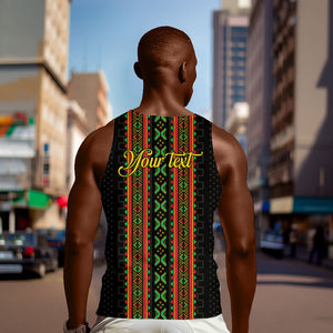 Personalized Mali Bogolanfini African Pattern Men Tank Top