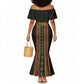 Personalized Mali Bogolanfini African Pattern Mermaid Dress