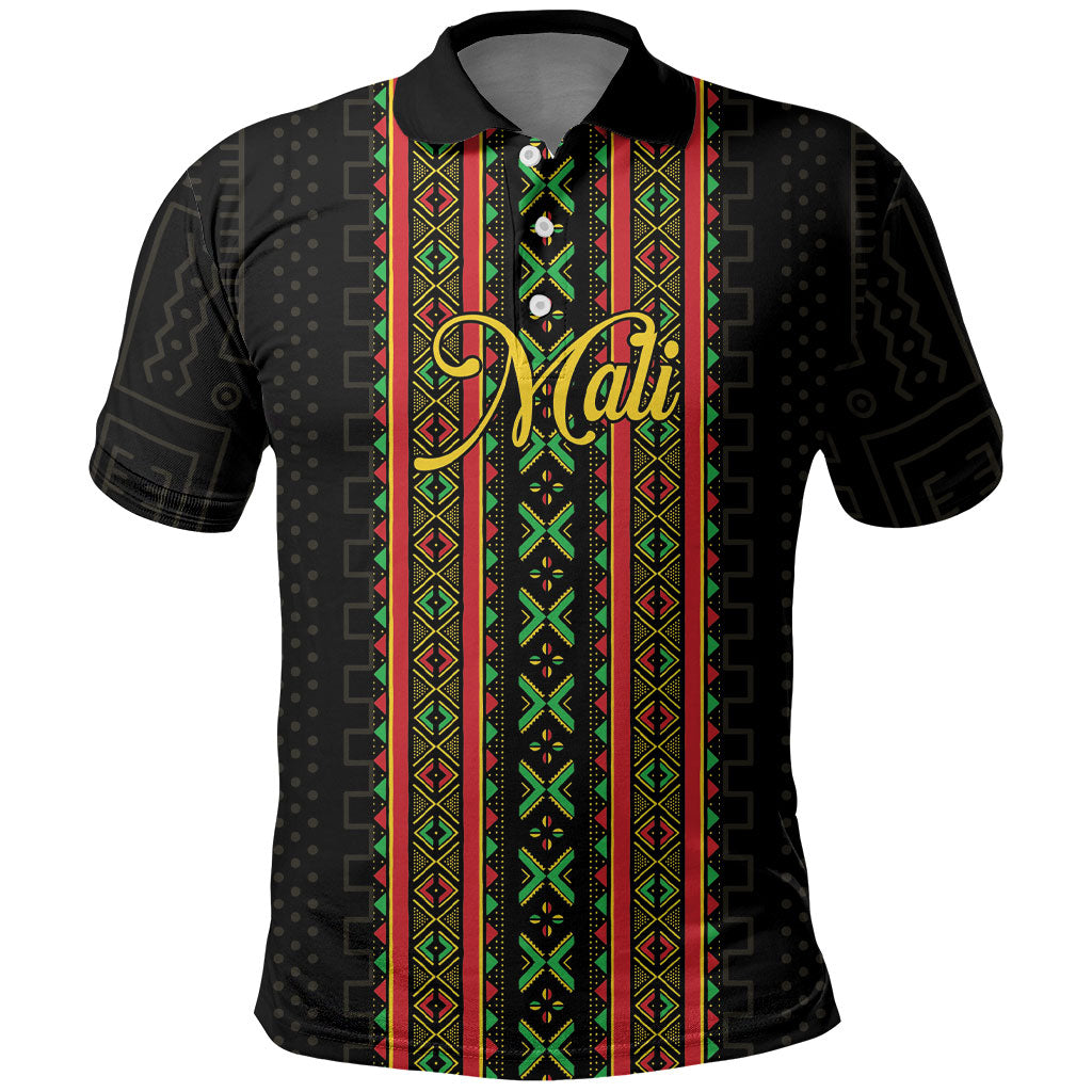 Personalized Mali Bogolanfini African Pattern Polo Shirt