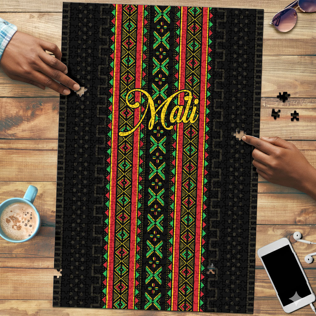 Mali Bogolanfini African Pattern Puzzle