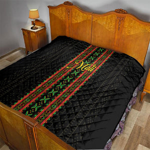 Mali Bogolanfini African Pattern Quilt