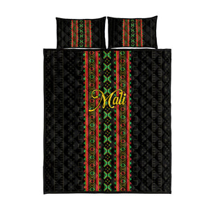 Mali Bogolanfini African Pattern Quilt Bed Set