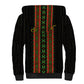 Personalized Mali Bogolanfini African Pattern Sherpa Hoodie