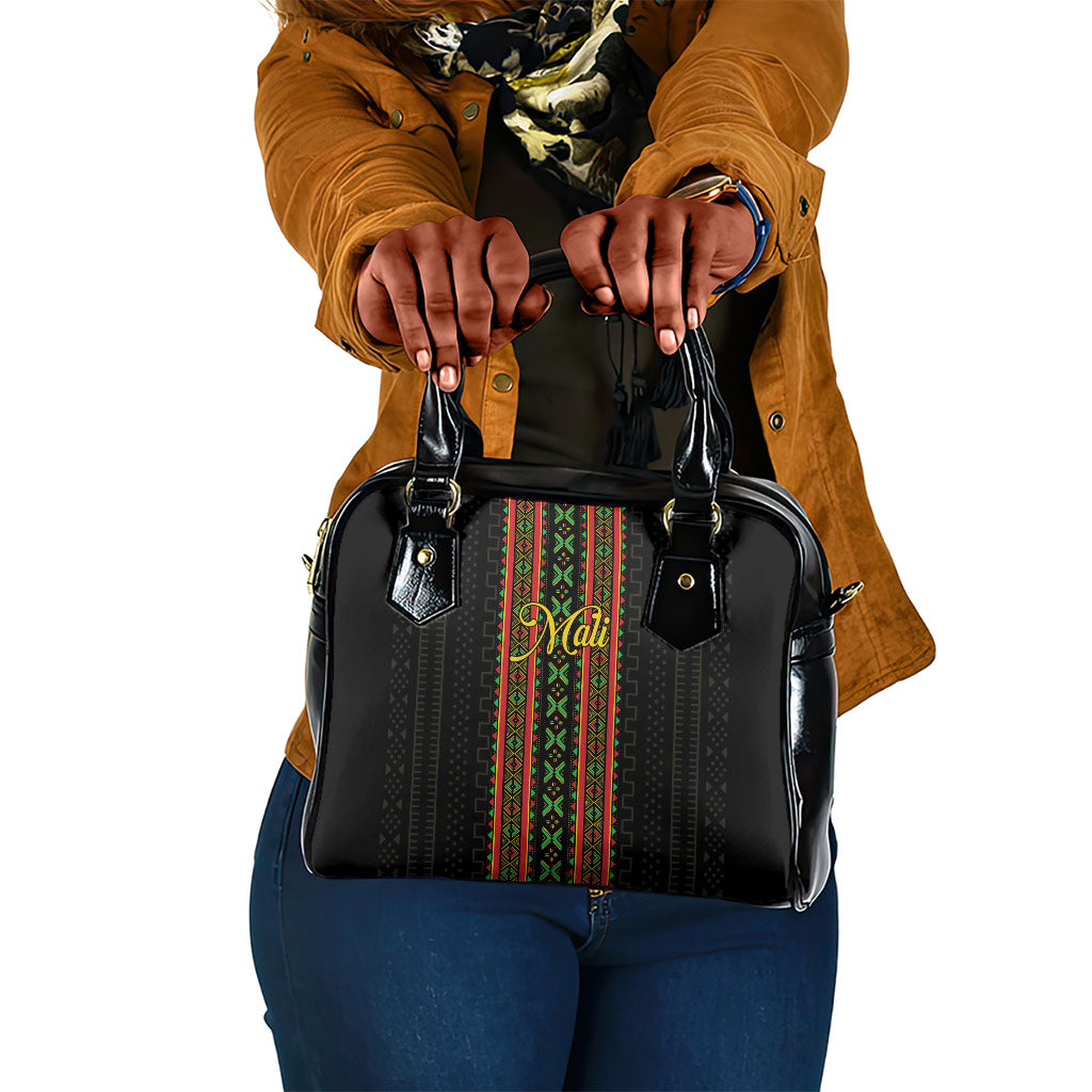 Mali Bogolanfini African Pattern Shoulder Handbag