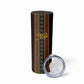 Personalized Mali Bogolanfini African Pattern Skinny Tumbler