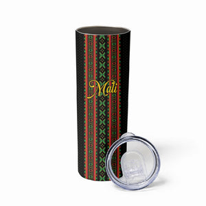 Personalized Mali Bogolanfini African Pattern Skinny Tumbler