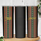 Personalized Mali Bogolanfini African Pattern Skinny Tumbler