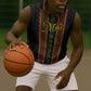 Personalized Mali Bogolanfini African Pattern Sleeveless Zip Hoodie