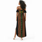 Personalized Mali Bogolanfini African Pattern Summer Maxi Dress