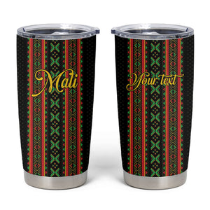 Personalized Mali Bogolanfini African Pattern Tumbler Cup