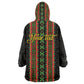 Personalized Mali Bogolanfini African Pattern Wearable Blanket Hoodie
