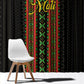 Mali Bogolanfini African Pattern Window Curtain