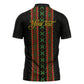 Personalized Mali Bogolanfini African Pattern Zipper Polo Shirt