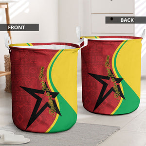 Guinea-Bissau Laundry Basket Happy Independence Day