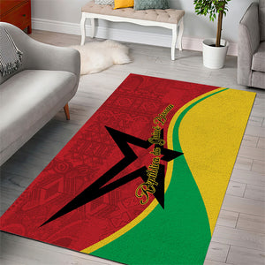 Guinea-Bissau Area Rug Happy Independence Day