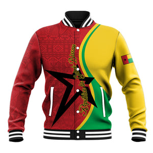 Personalized Guinea-Bissau Baseball Jacket Happy Independence Day