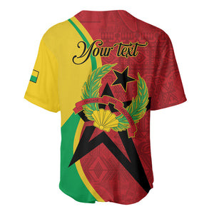 Personalized Guinea-Bissau Baseball Jersey Happy Independence Day