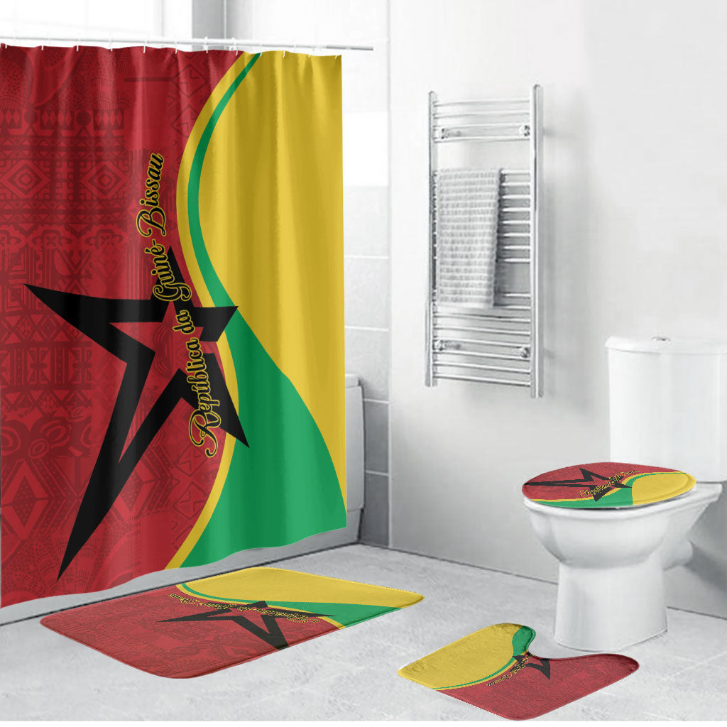 Guinea-Bissau Bathroom Set Happy Independence Day