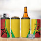 Personalized Guinea-Bissau 4 in 1 Can Cooler Tumbler Happy Independence Day